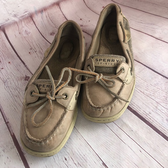 Sperry Shoes - 💐5/$25!💐 Sperry Angelfish linen oat Boat shoe  8
